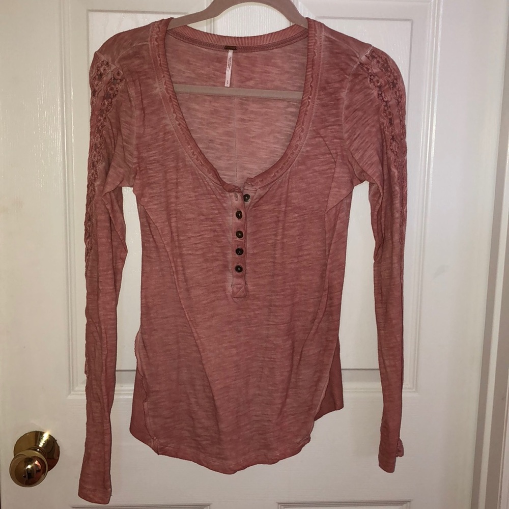 Free people long sleeve shirt